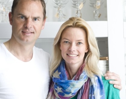 Helen de Boer With Husband Frank de Boer